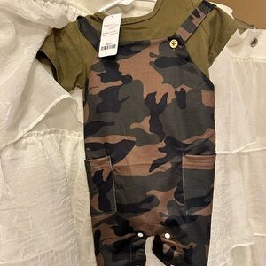 Kids Camouflage Overalls